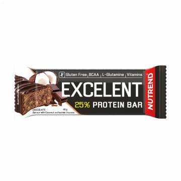 Протеиновый батончик Nutrend Excelent Protein Bar Шоколад + кокос, 85 г Протеиновый батончик Nutrend Excelent Protein Bar Шоколад + кокос, 85 г
