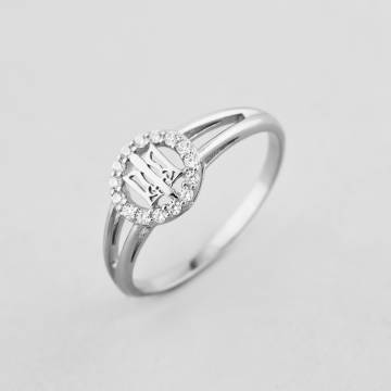 Серебряное кольцо Minimal 1917-white-16 16 Серебряное кольцо Minimal 1917-white-16 16