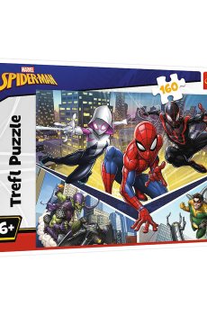 Пазлы Trefl Marvel Spider-Man Сила человека-паука, от 6 лет, 160 элементов (15422)