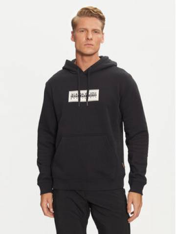 Napapijri Світшот B-Box Logo NP0A4I19 Чорний Regular Fit Napapijri Світшот B-Box Logo NP0A4I19 Чорний Regular Fit