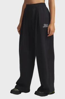 Женские черные спортивные брюки Rival Fleece Script Pt Черный XS Under Armour 6012293-001