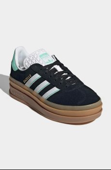 Детские кожаные кроссовки adidas Originals GAZELLE BOLD