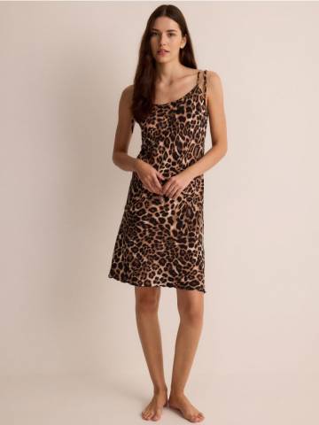 Reserved - LADIES` NIGHTDRESS - коричневий - 141CS-88X Reserved - LADIES` NIGHTDRESS - коричневий - 141CS-88X