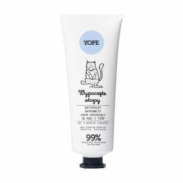 Восстанавливающий и охлаждающий крем для ног Yope Rested Feet Natural Cooling Repair Leg & Foot Cream, 75 мл