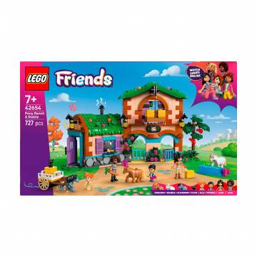 Конструктор LEGO Friends Ранчо и конюшня пони, 727 деталей, от 7 лет (42654) Конструктор LEGO Friends Ранчо и конюшня пони, 727 деталей, от 7 лет (42654)