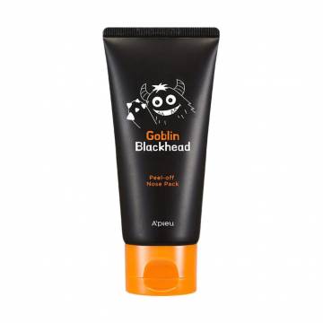 Маска-пленка для очищения носа Apieu Goblin Blackhead Peel-Off Nose Pack, 50 мл Маска-пленка для очищения носа Apieu Goblin Blackhead Peel-Off Nose Pack, 50 мл