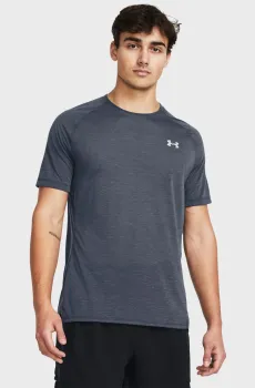 Мужская темно-серая футболка UA RUN TRAIL TEE Серый S Under Armour 1383239-044