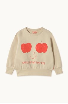 Детская хлопковая кофта Tinycottons APPLES EYES GRAPHIC SWEATSHIRT