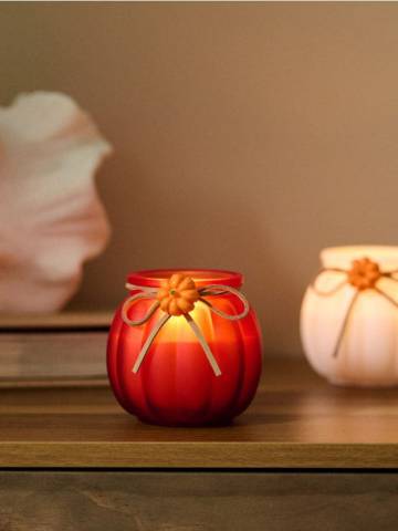 Ароматична свічка Pumpkin - рожевувато-ліловий Ароматична свічка Pumpkin - рожевувато-ліловий