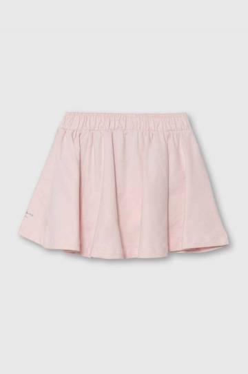 Детская хлопковая юбка Pepe Jeans NERY цвет розовый mini расклешённая Детская хлопковая юбка Pepe Jeans NERY цвет розовый mini расклешённая