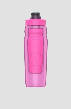 Розовая бутылка для воды UA 32oz Playmaker Squeeze Rebel Pink (950 мл) Розовый ONESIZE Under Armour UA70320-20222-OSFA