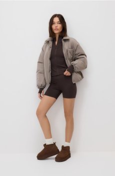 Reserved - Велосипедні шорти - темно коричневий - VI092-89X