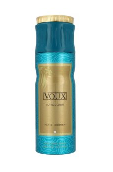 Парфюмированный спрей для тела Paris Corner Voux Turquoise унисекс, 200 мл