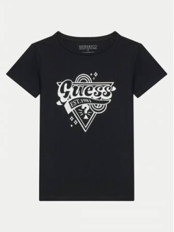 Guess Футболка J5RI02 K6YW4 Чорний Regular Fit Guess Футболка J5RI02 K6YW4 Чорний Regular Fit