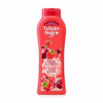 Гель для душа Tulipan Negro Bath And Shower Gel Клубника и вишня, 650 мл Гель для душа Tulipan Negro Bath And Shower Gel Клубника и вишня, 650 мл