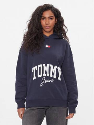 Tommy Jeans Світшот New Varsity DW0DW16399 Cиній Oversize Tommy Jeans Світшот New Varsity DW0DW16399 Cиній Oversize