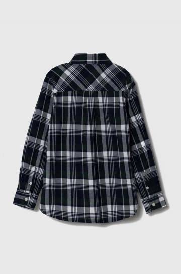 Детская хлопковая рубашка Pepe Jeans цвет зелёный Детская хлопковая рубашка Pepe Jeans цвет зелёный