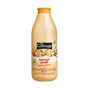 Гель для душа и молочко для ванны 2 в 1 Cottage Shower Gel, Delicious Vanilla, 750 мл Гель для душа и молочко для ванны 2 в 1 Cottage Shower Gel, Delicious Vanilla, 750 мл