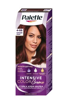 Стойкая крем-краска для волос Palette Интенсивный цвет, 4-88 Красный гранат, 110 мл
