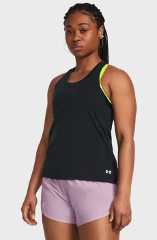 Женская черная майка UA Launch Splatter Singlet Черный XS Under Armour 1382437-001