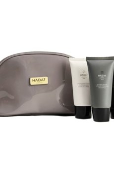 Набор для роста волос Hadat Cosmetics Hydro Hair Grow Set (шампунь, 75 мл + кондиционер, 75 мл + маска, 75 мл + косметичка)
