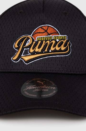 Кепка Puma Hometown Heroes цвет чёрный с аппликацией 025143 Кепка Puma Hometown Heroes цвет чёрный с аппликацией 025143