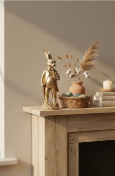 Великодня фігурка зайця - золотий