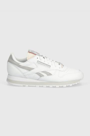 Кожаные кроссовки Reebok Classic Classic Leather цвет белый 100074346 Кожаные кроссовки Reebok Classic Classic Leather цвет белый 100074346