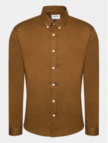 Lindbergh Сорочка 30-203174 Коричневий Slim Fit Lindbergh Сорочка 30-203174 Коричневий Slim Fit