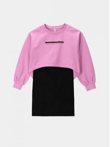 Coccodrillo Трикотажна сукня WC4129101CEJ Рожевий Regular Fit Coccodrillo Трикотажна сукня WC4129101CEJ Рожевий Regular Fit