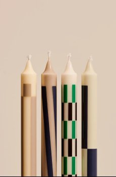 Набор свечей HAY 2,2 x 24 cm 4 шт