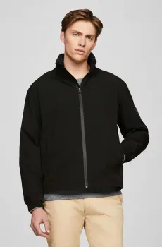 Мужская черная куртка LIGHT WEIGHT HOODED JACKET Черный S Tommy Hilfiger MW0MW36438