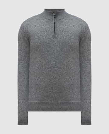 Серый джемпер с шерстью