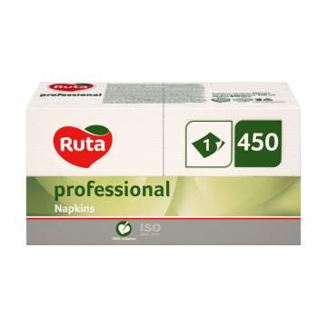 Салфетки бумажные Ruta Silver Line Professional 1-слойные, белые, 24*24 см, 450 шт Салфетки бумажные Ruta Silver Line Professional 1-слойные, белые, 24*24 см, 450 шт