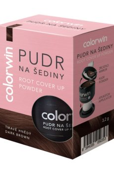 Пудра Colorwin Root Cover Up Powder для маскировки седины и отросших корней волос, Dark Brown, 3.2 г