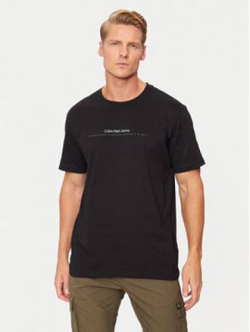 Calvin Klein Jeans Футболка Minimal Logo J30J327075 Чорний Regular Fit Calvin Klein Jeans Футболка Minimal Logo J30J327075 Чорний Regular Fit