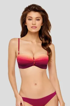 Женский лиф от купальника Бордовый 36C MARC&ANDRE L2019-Y-992