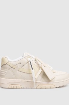 Бежевые кожаные кроссовки Out Of Office с эмблемой Arrow