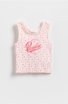 Reserved - Топ з візерунком - пастельний рожевий - 567EX-03X