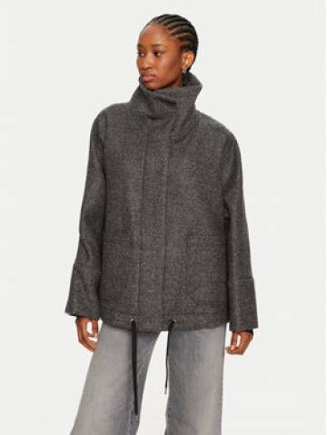 PINKO Вовняне пальто Forbice 104040 A23R Сірий Regular Fit PINKO Вовняне пальто Forbice 104040 A23R Сірий Regular Fit