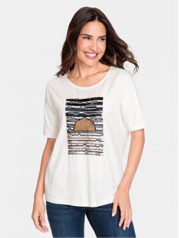 Olsen Футболка 11104751 Білий Relaxed Fit Olsen Футболка 11104751 Білий Relaxed Fit