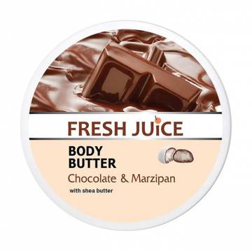 Баттер для тела Fresh Juice Body Butter Chocolate & Marzipan With Shea Butter Шоколад и Марципан, 225 мл Баттер для тела Fresh Juice Body Butter Chocolate & Marzipan With Shea Butter Шоколад и Марципан, 225 мл