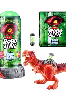 Интерактивный игровой набор Pets & Robo Alive ДНК Тиранозавра, от 3 лет, 10 элементов (71139A)