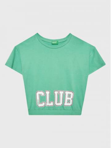 United Colors Of Benetton Футболка 3096C10BA Зелений Boxy Fit United Colors Of Benetton Футболка 3096C10BA Зелений Boxy Fit