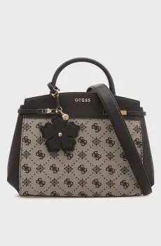 Женская черная сумка MELINDA LOGO Черный ONESIZE Guess HWJP9902060