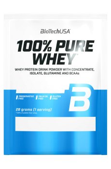 Протеин BioTechUSA 100% Pure Whey Лесной орех, в порошке, 28 г