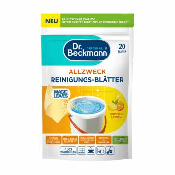 Растворимая салфетка для уборки Dr. Beckmann Magic Leaves Летний лимон, 20 шт Растворимая салфетка для уборки Dr. Beckmann Magic Leaves Летний лимон, 20 шт