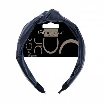 Обруч для волос Inter-Vion Glamour из искусственной кожи, с узлом, 1 шт Обруч для волос Inter-Vion Glamour из искусственной кожи, с узлом, 1 шт
