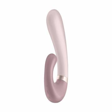 Клиторально-вагинальный смарт-вибратор Satisfyer Heat Wave Vibrator с функцией подогрева, лиловый, 1 шт Клиторально-вагинальный смарт-вибратор Satisfyer Heat Wave Vibrator с функцией подогрева, лиловый, 1 шт