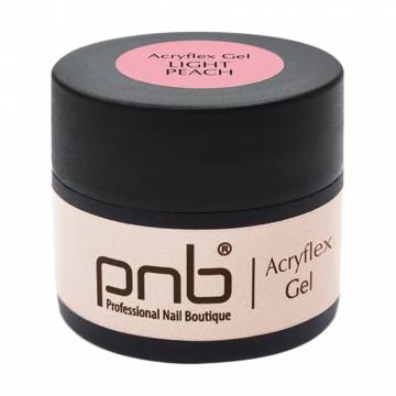 Полигель для наращивания ногтей PNB Acryflex Gel, Light Peach, 5 мл